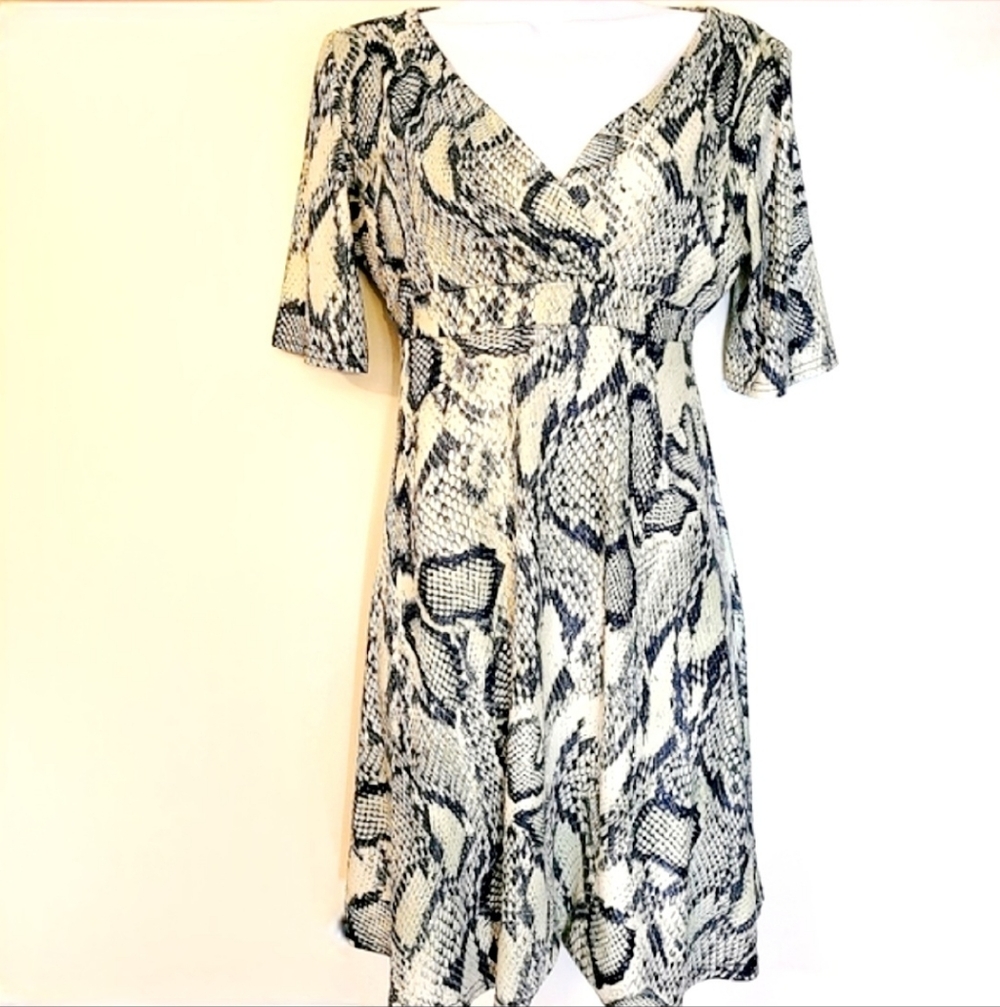 Fille A Suivre Snakeskin Dress